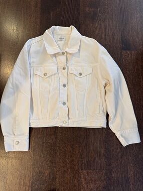 White Agolde Jean Jacket